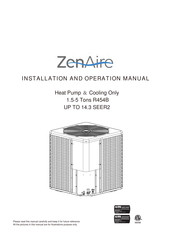 ZenAire 24 Installation And Operation Manual