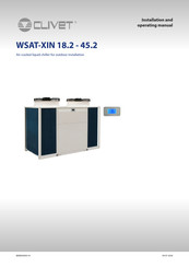 CLIVET WSAT-XIN 20.2 Installation And Operating Manual