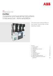 ABB ConVac 7 Installation And Operating Instructions Manual