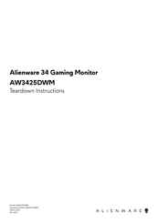 Dell AW3425DWM Instructions Manual
