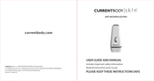 CURRENTBODY skin QD-10B User Manual And Manual
