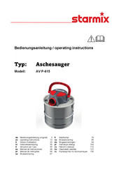 Starmix AV P-615 Operating Instructions Manual