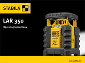 Stabila LAR 350 Operating Instructions Manual