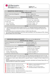 LG GM78BGP Owner's Manual