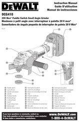 DeWalt DCG410 Instruction Manual
