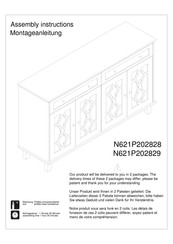 Decobus Handel N621P202828 Assembly Instructions Manual