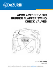 DeZurik APCO CRF-100C Instructions Manual