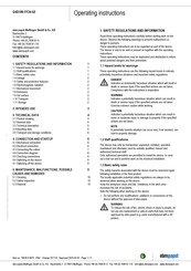 ebm-papst G4D180-FF24-02 Operating Instructions Manual