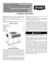 Carrier Bryant Legacy 577C Installation Instructions Manual