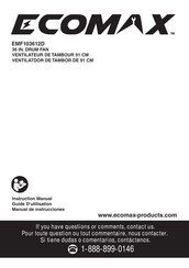 Ecomax EMF103612D Instruction Manual