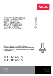 Amica KHF 665 606 S Operating Instructions Manual