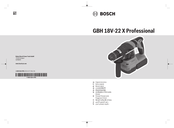 Bosch Professional GBH 18V-22 X Original Instructions Manual