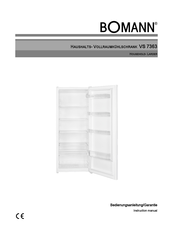BOMANN VS 7363 Instruction Manual