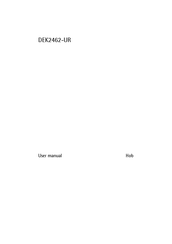 Electrolux DEK2462-UR User Manual