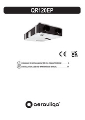 aerauliqa QR120EP Instructions For Installation, Use And Maintenance Manual