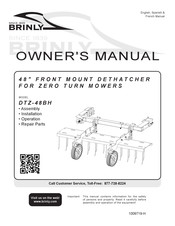 Brinly DTZ-48BH Owner's Manual