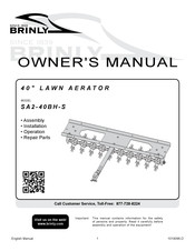 Brinly SA2-40BH-S Owner's Manual