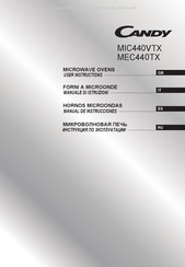 Candy MEC440TX User Instructions