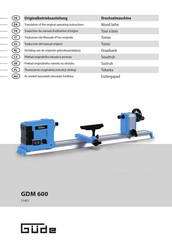 GÜDE GDM 600 Translation Of The Original Operating Instructions