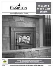 HAMPTON BAY Hi1150-1 Owners & Installation Manual