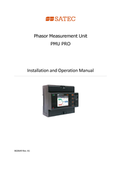 Satec PMU PRO Installation And Operation Manual