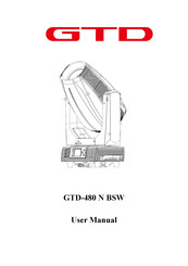 GTD GTD-480 NBSW User Manual