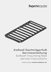 horntools ExRoof HVWTRL1SPRREX01 Service Instructions Manual