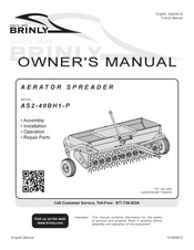 Brinly AS2-40BH-P Owner's Manual