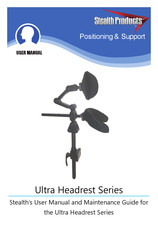 Stealth Products Ultra Headrest i2i755 User's Manual And Maintenance Manual