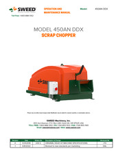 SWEED 450AN DDX Operation And Maintenance Manual