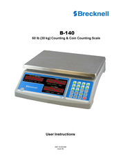 Brecknell B140 User Instructions