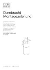 Dornbracht Spender 83435970-06 Installation Instructions Manual