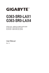 Gigabyte G363-SR0-LAX4 User Manual