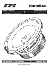 Deaf Bonce HM-80 Midbass Owner's Manual