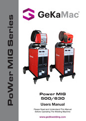GeKaMac PoWer MIG 630 User Manual