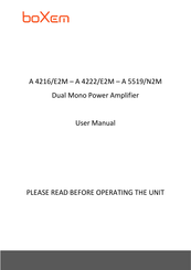 boXem A 4216/E2M User Manual