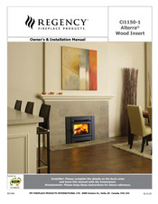 Regency Fireplace Products Alterra Ci1150-1 Owners & Installation Manual