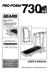 Sears PRO-FORM 730si User Manual
