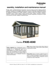Lemeks Palmako PA90-4040 Assembly, Installation And Maintenance Manual