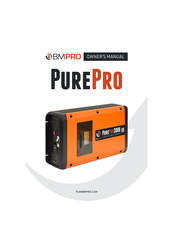 BMPRO PurePro2000 Owner's Manual
