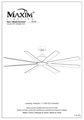 Maxim Lighting 88766MW Manual