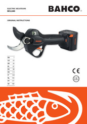 Bahco BCL240 Original Instructions Manual