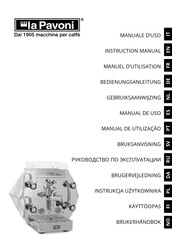La Pavoni LPSDIG03 Instruction Manual
