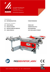 HOLZMANN MASCHINEN FKS305V16TOP 400V User Manual
