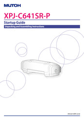 MUTOH XPJ-C641SR-P Startup Manual