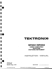 Tektronix WP2051 Instruction Manual