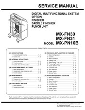 Sharp MX-PN16B Service Manual