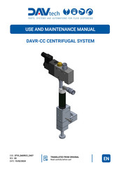 DAV TECH DAVR-CC Use And Maintenance Manual