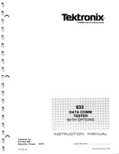 Tektronix 833 Instruction Manual