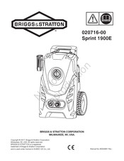 Briggs & Stratton Sprint 1900E Manual